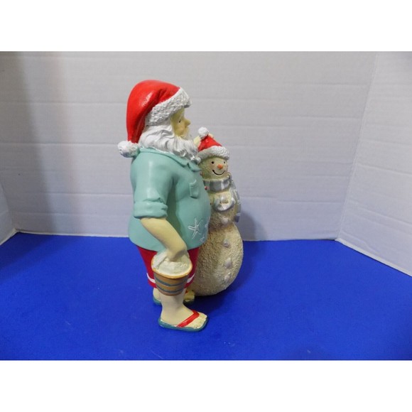 NEW Christmas Coastal Nautical Santa Claus Snowman Florida Holiday Noel - Picture 3 of 4
